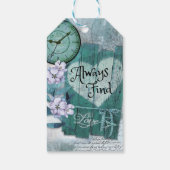 常に愛を見つける ギフトタグ (裏面)
