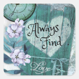 常に愛を見つける スクエアシール