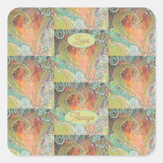 常に愛 スクエアシール (正面)