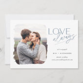 常に愛 |フォト婚約 案内状 (正面)