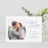 常に愛 |フォト婚約 案内状 (スタンド正面)