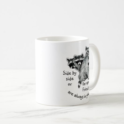 常に感動的お客様のハート引用文 コーヒーマグカップ (正面右)