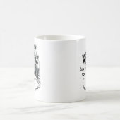 常に感動的お客様のハート引用文 コーヒーマグカップ (中央)