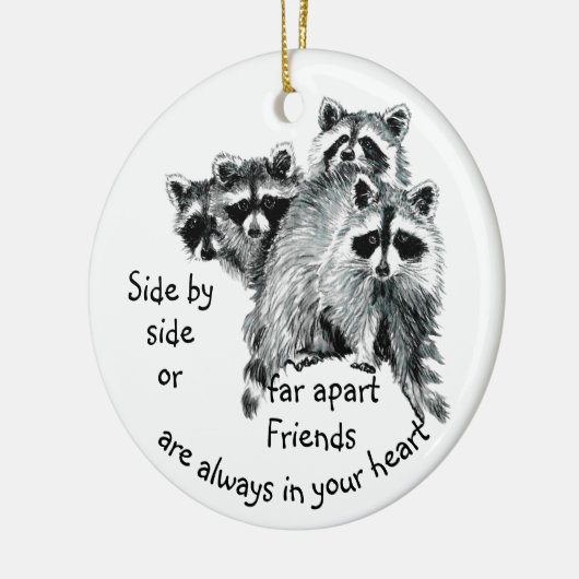 常に感動的お客様のハート引用文 セラミックオーナメント (左)