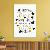 常に感謝すべきことがある キャンバスプリント (インサイチュ (リビング))