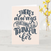 常に感謝すべきことはある カード (黄色い花)