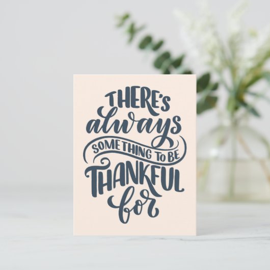 常に感謝すべきことはある ポストカード (スタンド正面)