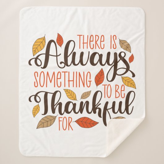 常に感謝すべきこと シェルパブランケット (正面)