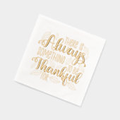 常に感謝すべきこと 箔ナプキン (左)