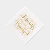 常に感謝すべきこと 箔ナプキン (右)