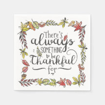 常に感謝すべきこと | 紙ナプキン