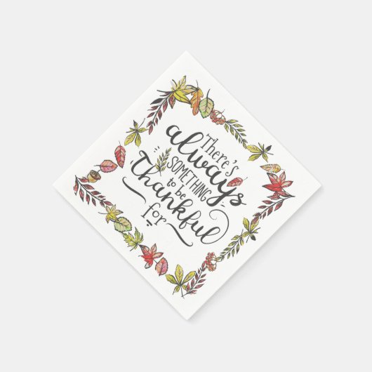 常に感謝すべきこと | 紙ナプキン スタンダードカクテルナプキン (角)