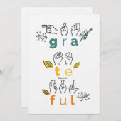 常に感謝の手話 シーズンカード (正面/裏面)