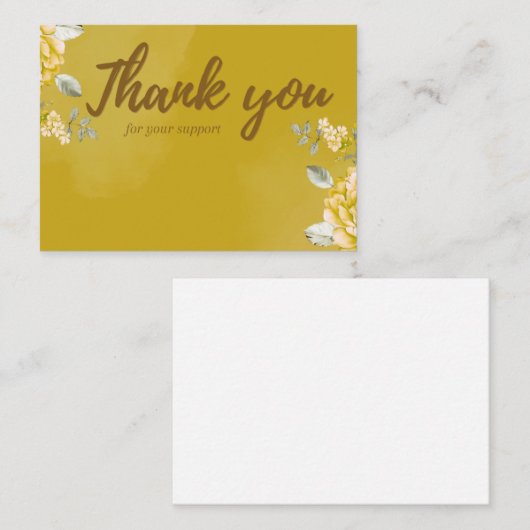 常に感謝 ノートカード (正面/裏面)