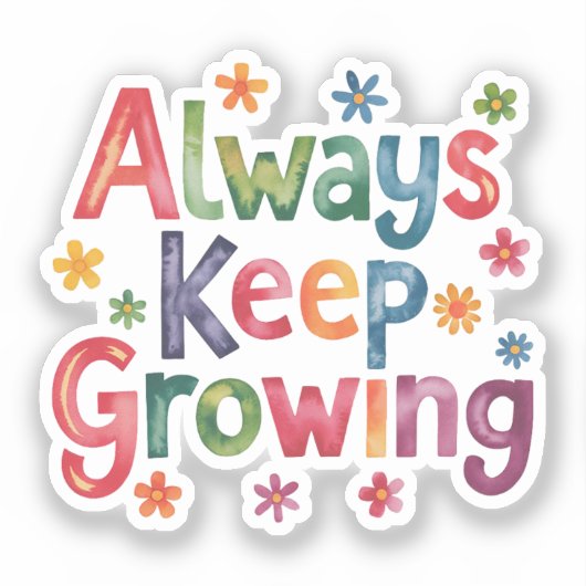 常に成長保する シール (正面)