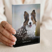 常に我々のハートでペットの写真記念 フォトブロック