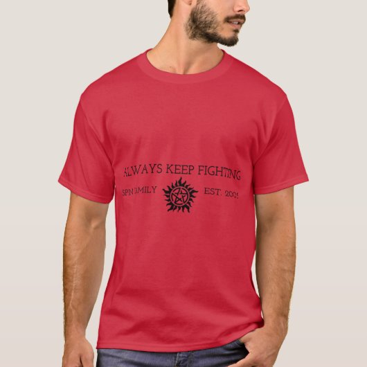 常に戦い続ける Tシャツ (正面)