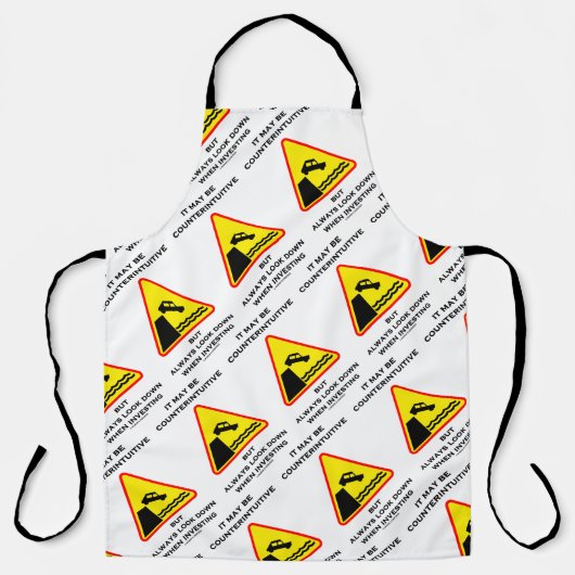 常に投資を見下ろす反直的な可能性がある エプロン (正面)