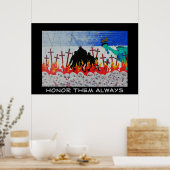 常に敬意を表する ポスター (キッチン)