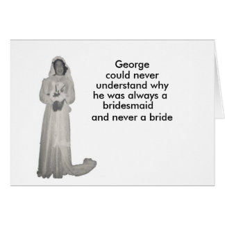 常に新婦付添人