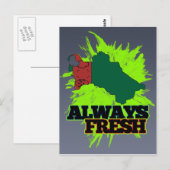 常に新鮮なトルクメニスタン ポストカード (正面/裏面)