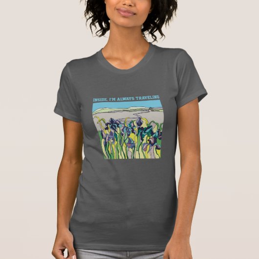 常に旅の途中 Tシャツ (正面)