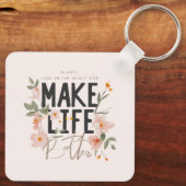 常に明るい側面を見る キーホルダー (裏面)