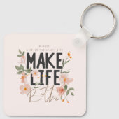 常に明るい側面を見る キーホルダー (裏面)