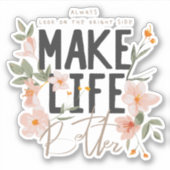 常に明るい側面を見る シール (正面)