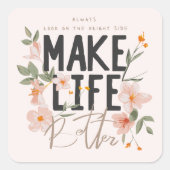 常に明るい側面を見る スクエアシール (正面)