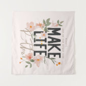 常に明るい側面を見る タペストリー (正面(横))