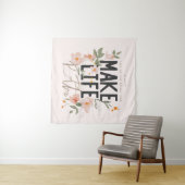 常に明るい側面を見る タペストリー (インサイチュ(横))