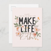 常に明るい側面を見る ポストカード (正面/裏面)