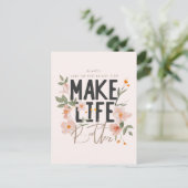 常に明るい側面を見る ポストカード (スタンド正面)