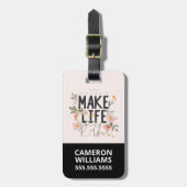 常に明るい側面を見る ラゲッジタグ (正面縦)