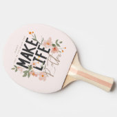 常に明るい側面を見る 卓球ラケット (横)