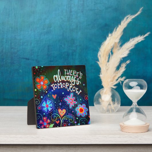 常に明日のおもしろい感動的額 フォトプラーク (インサイチュ)