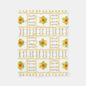 常に春 フリースブランケット (正面)