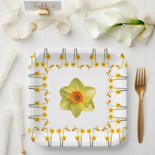 常に春。 ペーパープレート (ウェディング)