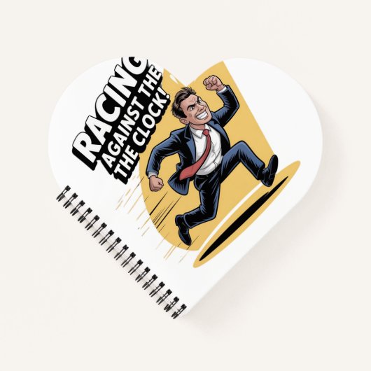 常に時計に対して競争する ノートブック (正面)