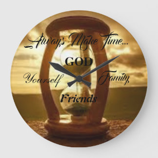 常に時間を作る… ラージ壁時計