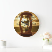 常に時間を作る… ラージ壁時計 (ホーム)