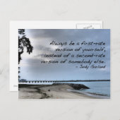 常に最初に設定 – 料金表カード ポストカード (正面/裏面)