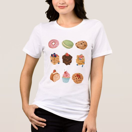 常に最初のケーキ トライブレンドTシャツ (正面)