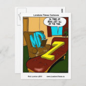 常に最後のおもしろい精神医学のギフトTeeマグカップなど ポストカード (正面/裏面)