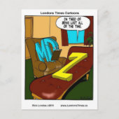 常に最後のおもしろい精神医学のギフトTeeマグカップなど ポストカード (正面)