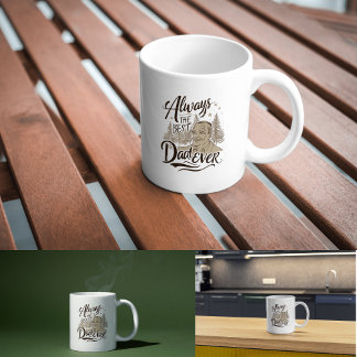 常に最高のパパが可愛い コーヒーマグカップ
