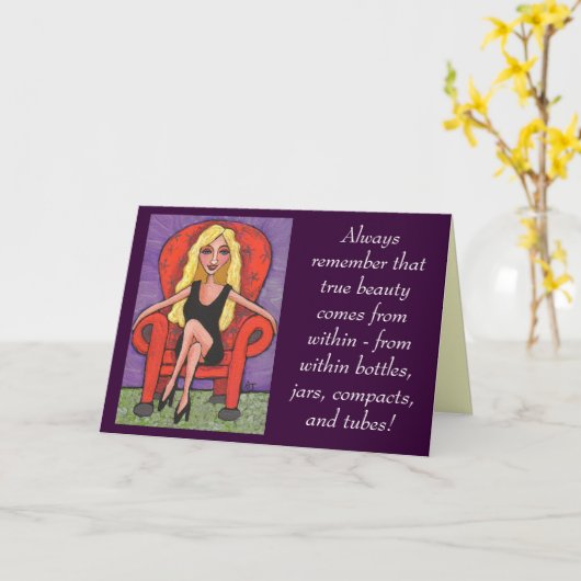 常に本当の美しいを覚えて… – カード (黄色い花)