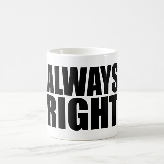 常に権利 コーヒーマグカップ (中央)