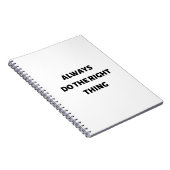 常に正しいことをする ノートブック (右側)